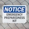 Signmission Emergency Preparedness Kit, 10 in W x Rectangle, Plastic OS-2PACK-NS-P-710-L-11883 - alternate 2